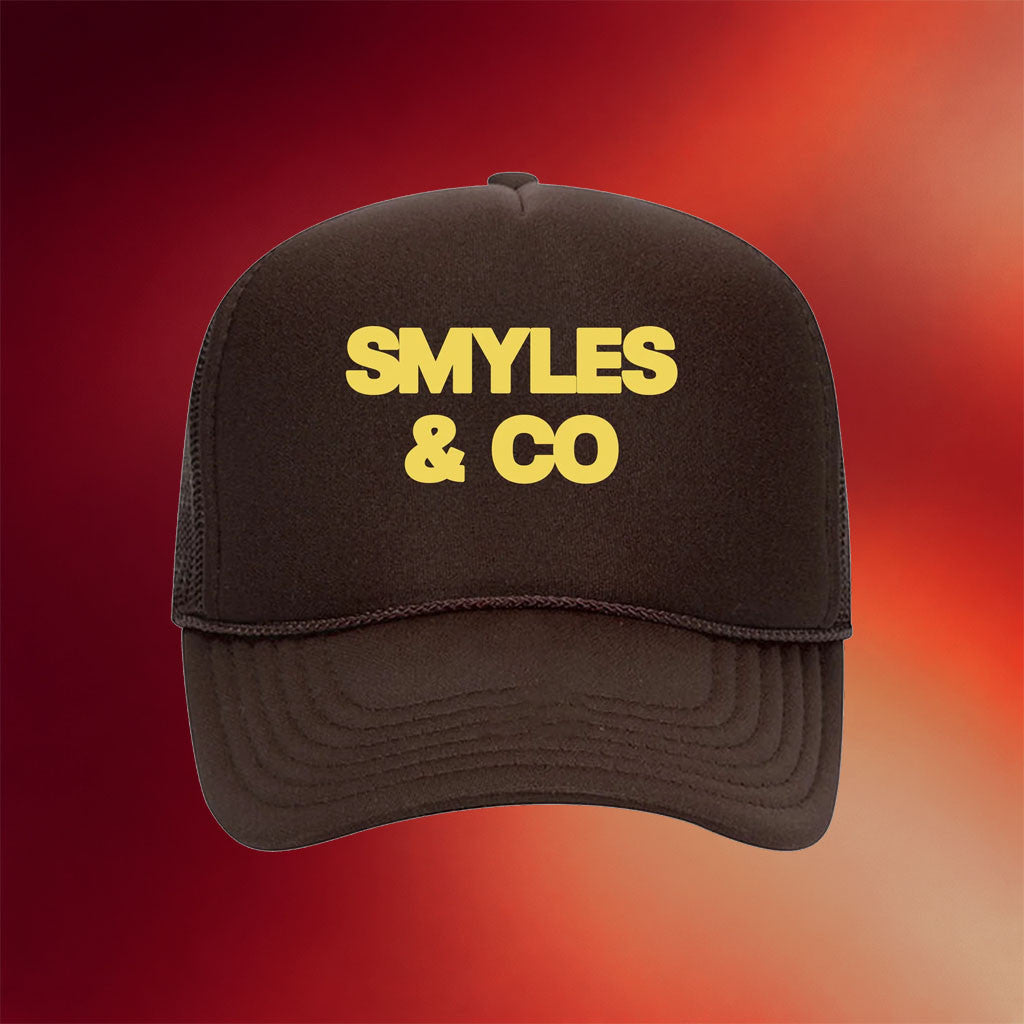 Myles Smith Merch 2026 Smyles And Co Trucker Hat Music Related Gifts For Guys - Merchluma
