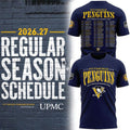 Pittsburgh Penguins 2026 27 Regular Season Schedule Shirt Pittsburgh Penguins Merch Fan Gifts - Merchluma