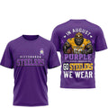 Pittsburgh Steelers Merch 2026 In August We Wear Purple Overdose Awareness Shirt Fan Gear - Merchluma