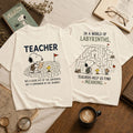 Peanuts Teacher Labyrinth Meaning T-Shirt Peanuts Merch Best Gift For Teacher - Merchluma