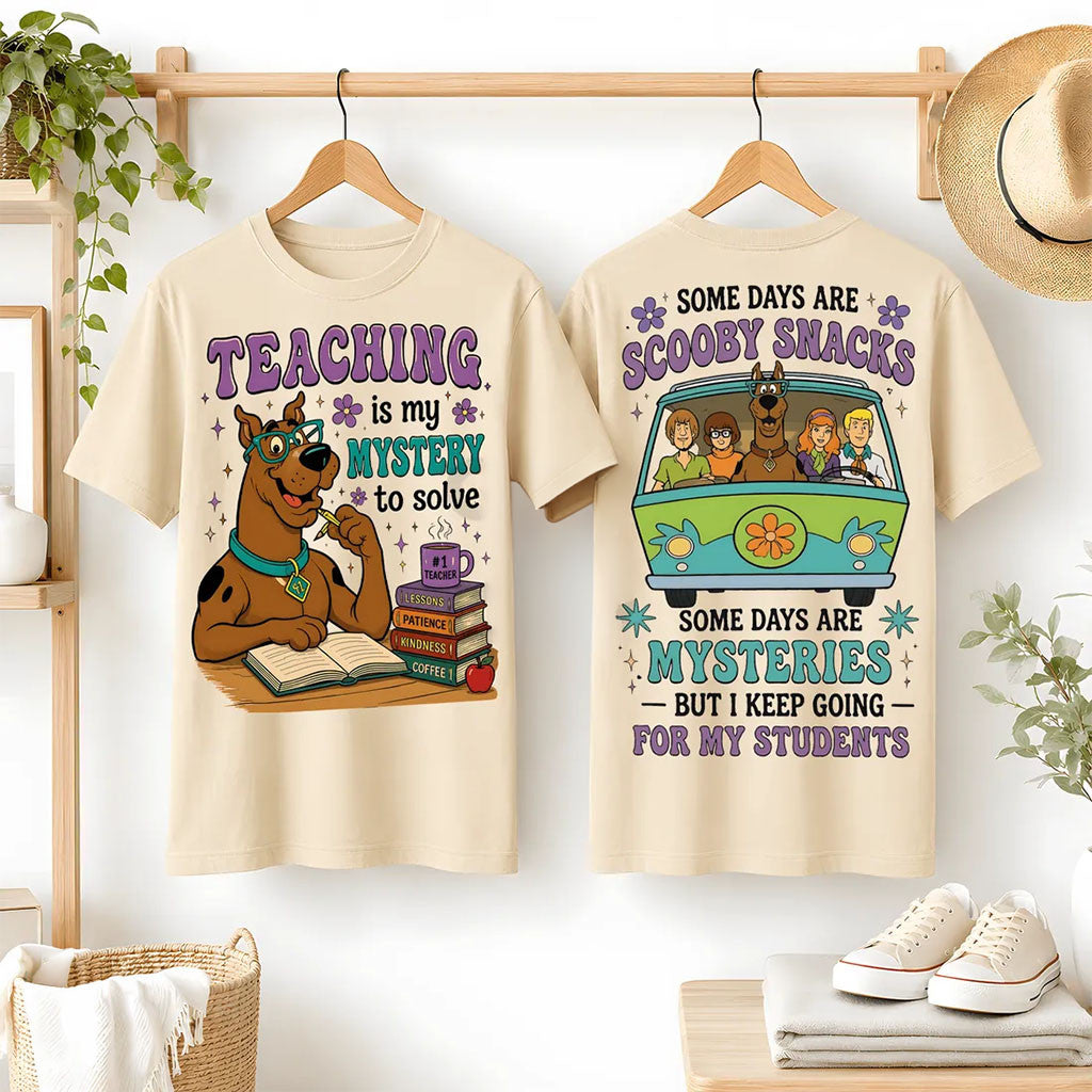 Scooby-Doo Teaching Is My Mystery To Solve T-Shirt Best Gift For Teachers - Merchluma