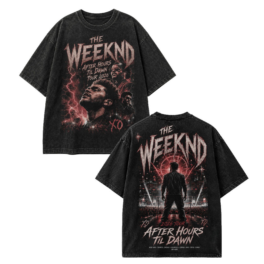 The Weeknd After Hours Til Dawn Tour 2026 T-Shirt The Weeknd Tour Merch Gift For Music Fans - Merchluma