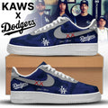 Personalized Los Angeles Dodgers X Kaws Shoes Sneakers 2026 LA Dodgers Merch Baseball Fan Gear - Merchluma