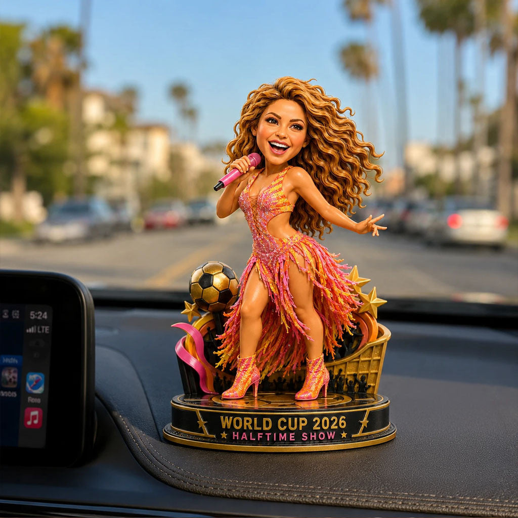 Shakira World Cup 2026 Halftime Show Collectible Funko Pop Shakira Merch Gift For Music Fans - Merchluma