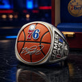 LeBron James Philadelphia 76ers Signature Ring #23 LeBron James Merch Gift For Basketball Lover - Merchluma