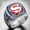 Superman Man Of Steel Protector Of Earth Ring 2026 Superman Merch Present For Brothers - Merchluma