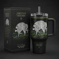 Jimothy Raccoon Artwork Stanley Tumbler Jimothy Merch Gift For Animal Lovers - Merchluma