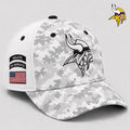 Minnesota Vikings 2026 Salute To Service Digital Camo Hat MN Vikings Merch Gift For Fathers - Merchluma