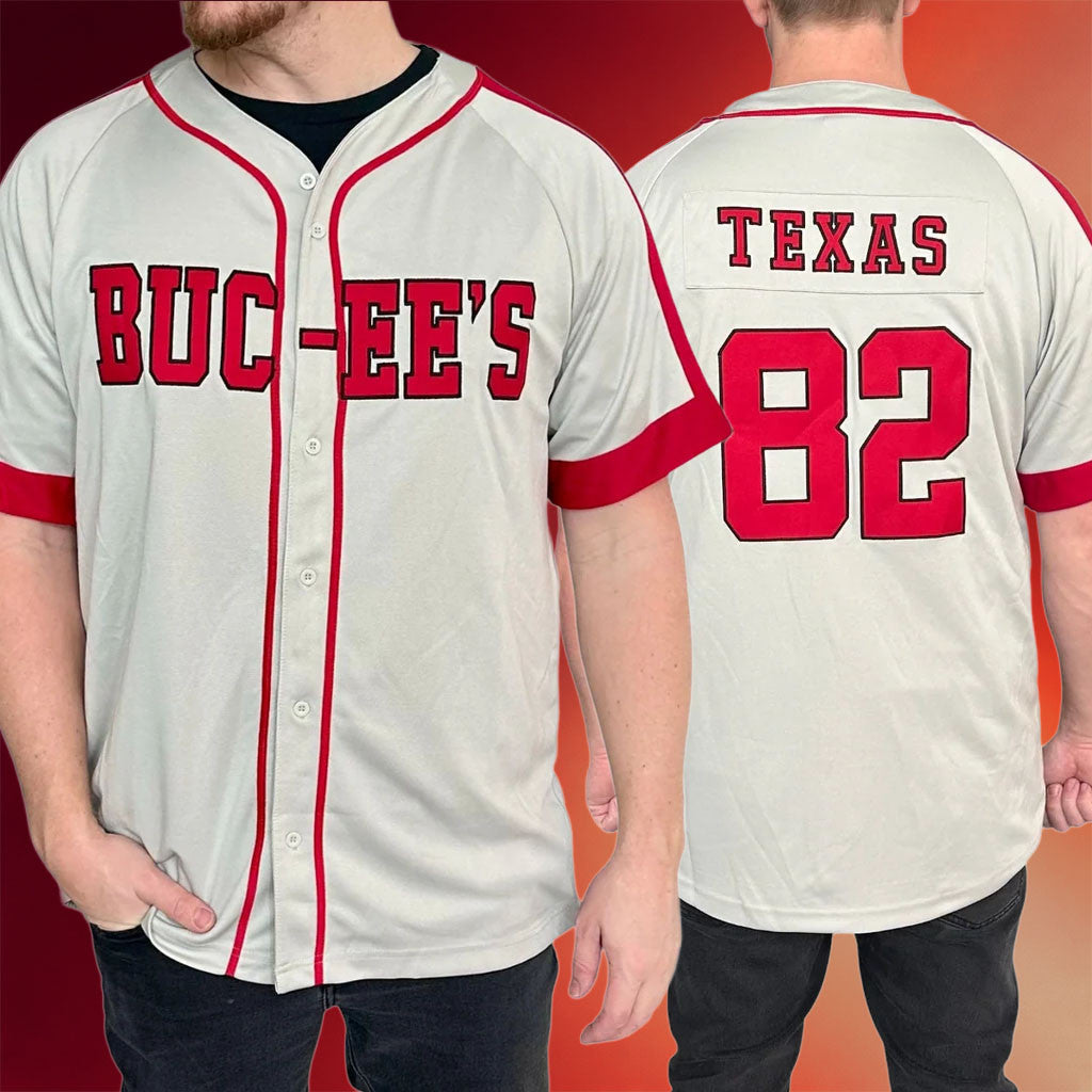 Buc Ee's Merch 2026 Buc-Ee's Baseball Jersey #82 Texas Jersey Gift For Husband - Merchluma