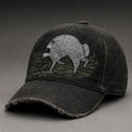 Timothy Raccoon Detailed Raccoon Artwork Distressed Hat Funny Animal Meme Cap Gift For BFF - Merchluma