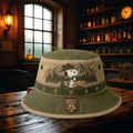 Snoopy Beagle Scout 75 Woodstock Outdoor Bucket Hat Snoopy Merch Best Gift For Son - Merchluma