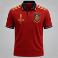 Spain National Football Team World Cup Champions 2026 Polo Shirt Spain FIFA Champions Merch - Merchluma