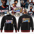 Philadelphia 76ers Back In Black 2026 Sweatshirt Sixers Sweatshirt 76ers Merch Fan Gifts - Merchluma