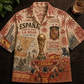 Spain National Football Team FIFA World Cup 2026 Champions Hawaiian Shirt Football Fan Gifts - Merchluma