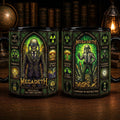 Megadeth Heavy Metal Stained Glass Accent Mug Symphony Of Destruction Coffee Cup Megadeth Merch - Merchluma