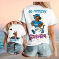 Carolina Panthers Scooby Doo Cartoon Character Shirt Carolina Panthers Merch Football Fan Gifts - Merchluma