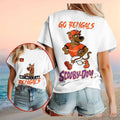 Cincinnati Bengals Scooby Doo Football Cartoon Character Shirt Cincinnati Bengals Merch Gifts - Merchluma