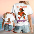 Cleveland Browns Scooby Doo Football Team Logo Shirt Cleveland Browns Merch Game Day Gifts - Merchluma