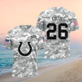 Indianapolis Colts Salute To Service Camo Shirt 2026 Indianapolis Colts Merch Football Fan Gear - Merchluma