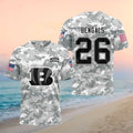 Cincinnati Bengals Salute To Service Camo Shirt 2026 Cincinnati Bengals Merch Football Fan Gear - Merchluma