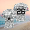 Dallas Cowboys Salute To Service Camo Shirt 2026 Dallas Cowboys Merch Football Themed Gifts - Merchluma
