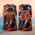 Personalized Chicago Bears Lightning Basketball Jersey 2026 Chicago Bears Merch Game Day Gifts - Merchluma