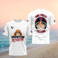 Houston Texans One Piece Luffy Anime Shirt Houston Texans Merch Gift For Football Lovers - Merchluma