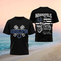 Indianapolis Colts Motorcycle American Flag Pistons Shirt Indianapolis Colts Merch Him Gifts - Merchluma