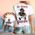 Houston Texans Scooby Doo Cartoon Character Shirt Houston Texans Merch Football Fan Gear - Merchluma