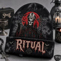 Ghost Halloween Beanie 2026 Ritual Beanie GHOST Band Merch Halloween Ideas For Gifts - Merchluma
