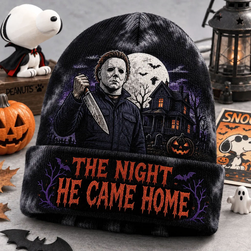 Michael Myers Halloween Beanie 2026 The Night He Came Home Beanie Michael Myers Merch - Merchluma