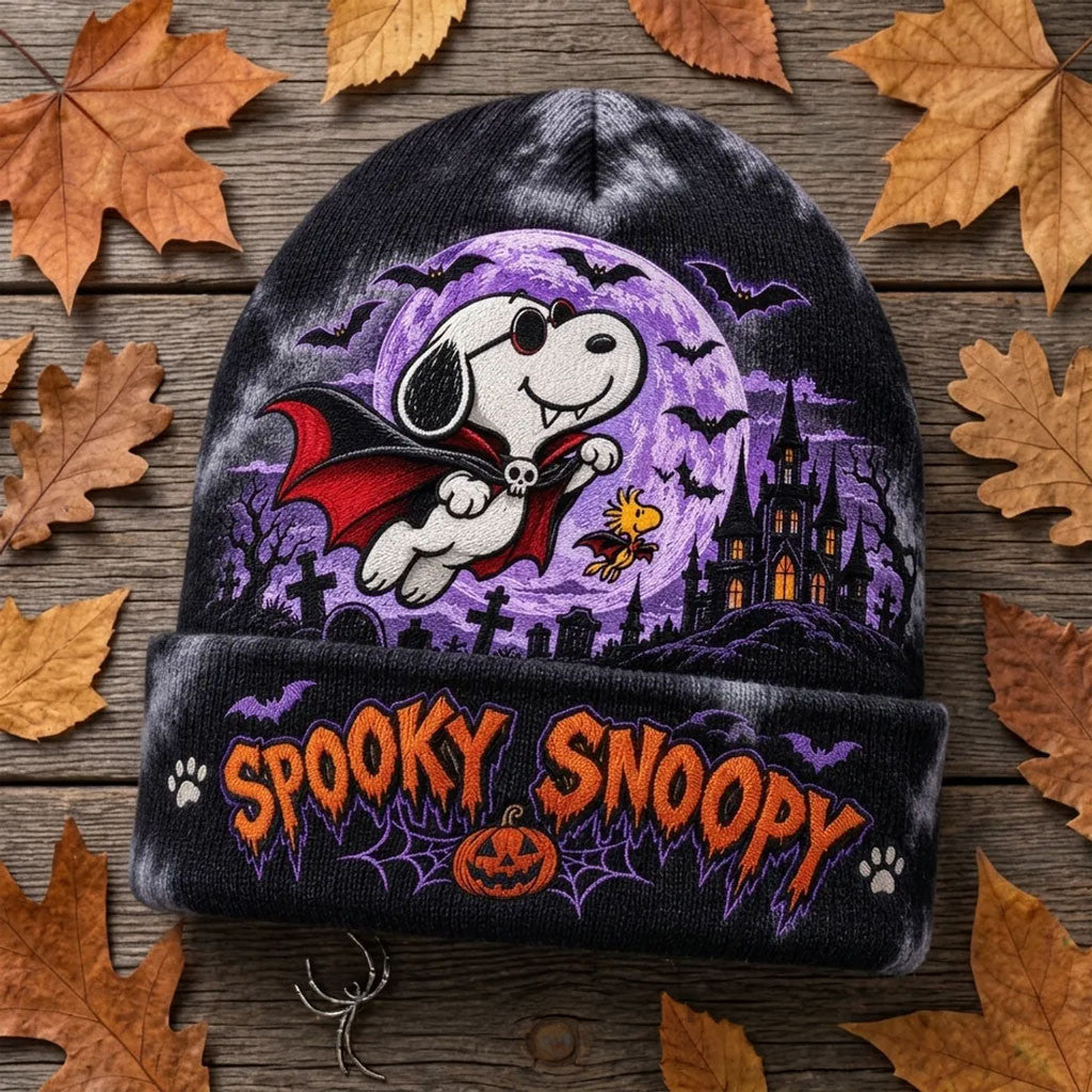 Snoopy Halloween 2026 Beanie Spooky Snoopy Merch Halloween Gifts For Teens - Merchluma