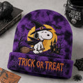 Snoopy Halloween 2026 Beanie Trick Or Treat Beanie Snoopy Merch Halloween Themed Gifts - Merchluma
