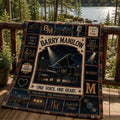 Barry Manilow One Voice One Heart Quilt Blanket Barry Manilow Merch Home Decor Items - Merchluma