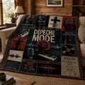 Depeche Mode Iconic Symbol Edition Quilt Blanket Bed Decor Depeche Mode Merch Gift For Fans - Merchluma