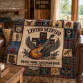 Lynyrd Skynyrd Sweet Home Southern Rock Quilt Blanket Lynyrd Skynyrd Merch Sofa Decor Ideas - Merchluma