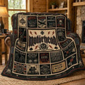 MotorHead Iconic Symbol Tribute Quilt Blanket Sofa Decor MotorHead Merch Gift For Rocker - Merchluma