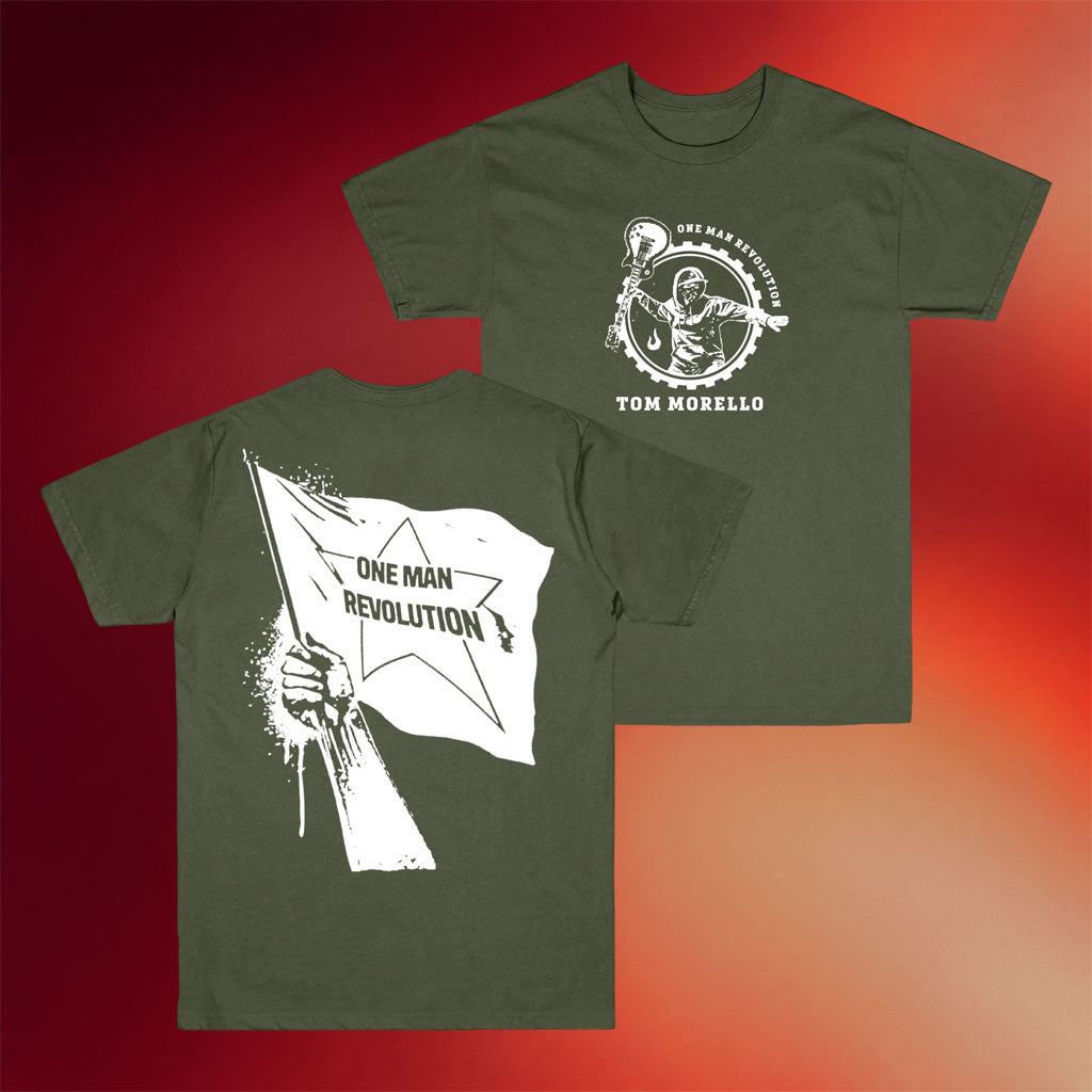 Tom Morello Merch 2026 One Man Revolution Flag T-Shirt Gifts For Music Fans - Merchluma