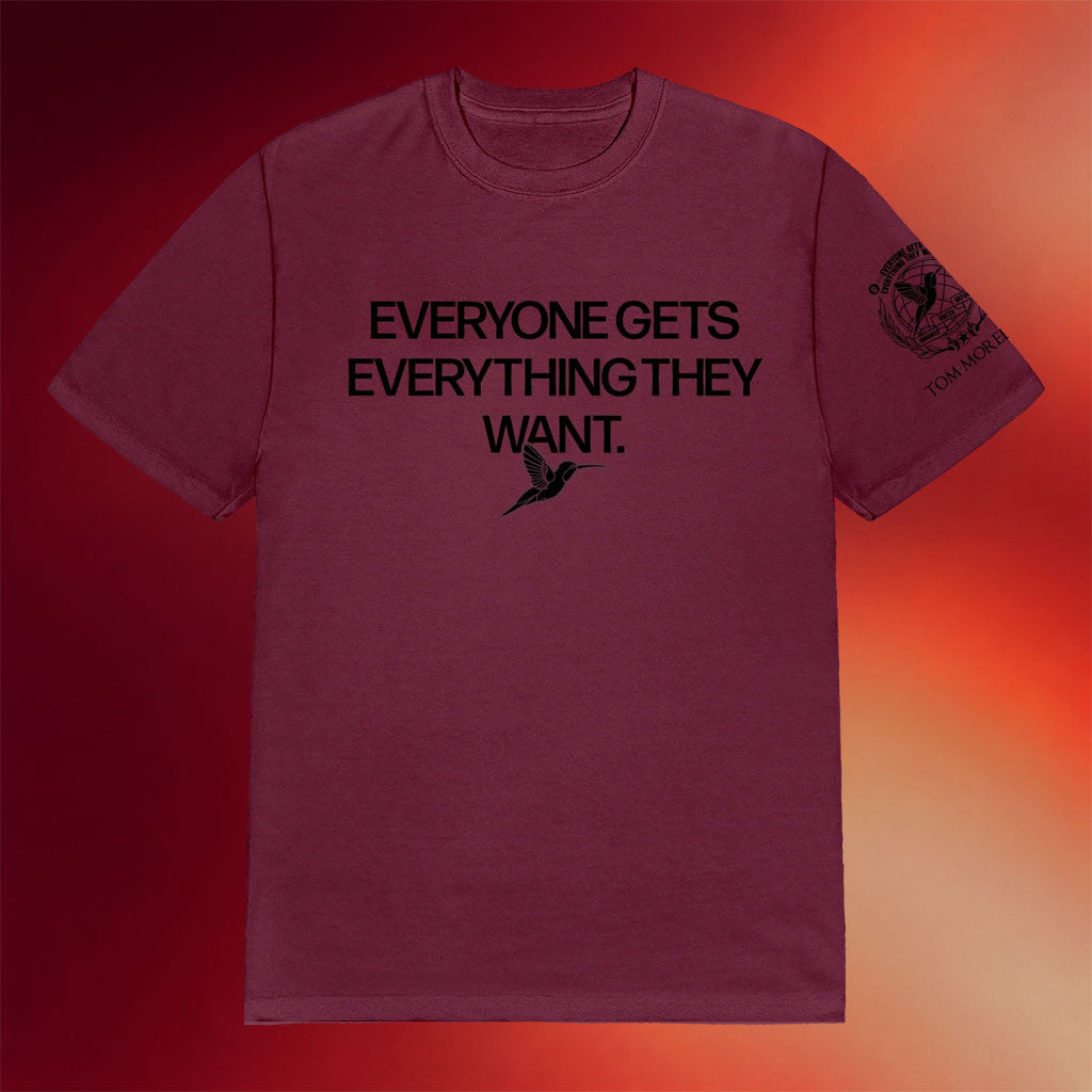 Tom Morello Merch 2026 Unconquered T-Shirt Everyone Gets Everything They Want Shirt Fan Gifts - Merchluma