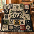 Operation Ivy Rock Band Quilt Blanket Rocker Bedroom Decor Ideas Operation Ivy Merch - Merchluma