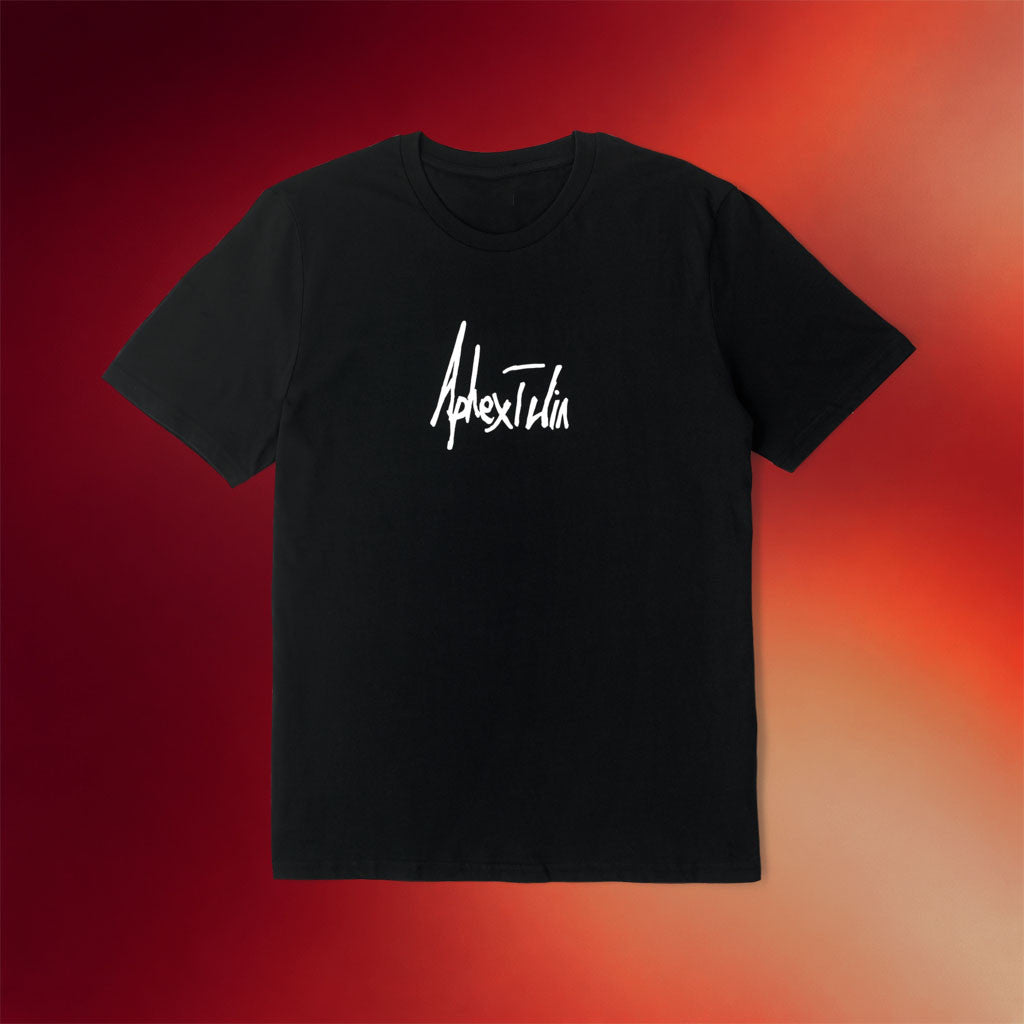 Aphex Twin Merch 2026 Drukqs Scribble Logo T-Shirt Black Music Gift Ideas For Guys - Merchluma