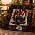Slayer Slaughter To Prevail Quilt Blanket Slayer Band Merch Cool Gifts For Music Lovers - Merchluma