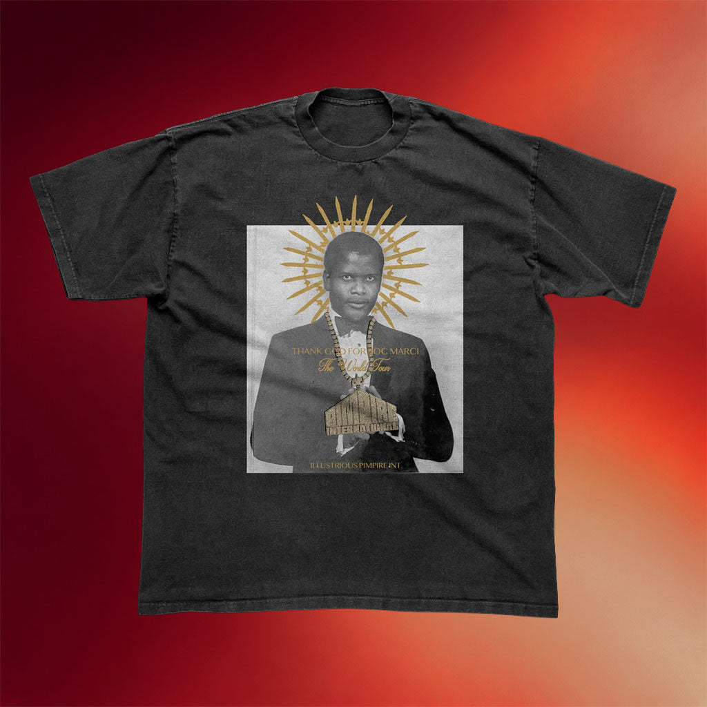 Roc Marciano Merch 2026 Thank God For Roc Marci Tour Black T-Shirt Gift For Rap Fans - Merchluma