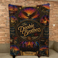The Doobie Brothers Band Stained Glass Quilt Blanket The Doobie Brothers Merch Gift For Fans - Merchluma