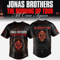 Jonas Brothers The Burning Up Tour 2026 Baseball Jersey Jonas Brothers Merch Fan Gifts - Merchluma