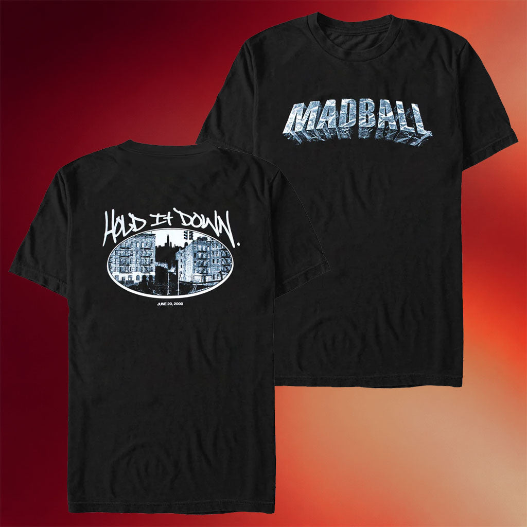 Madball Merch 2026 Hold It Down Logo 25 Years Anniversary T-Shirt Black Gift For Music Lover - Merchluma