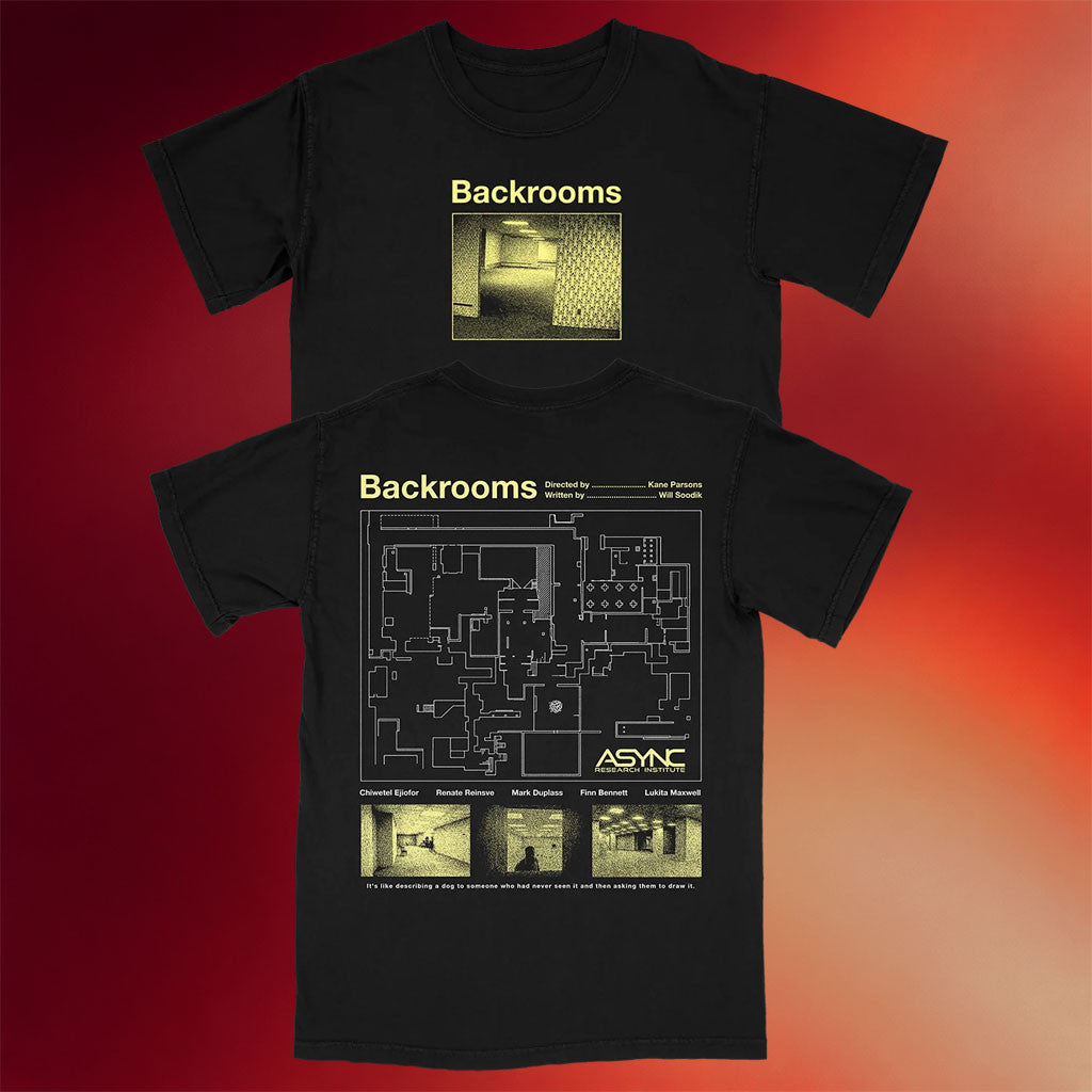 Paradise Of Flowers Merch 2026 Backrooms T-Shirt Black Best Gifts For Movie Lovers - Merchluma