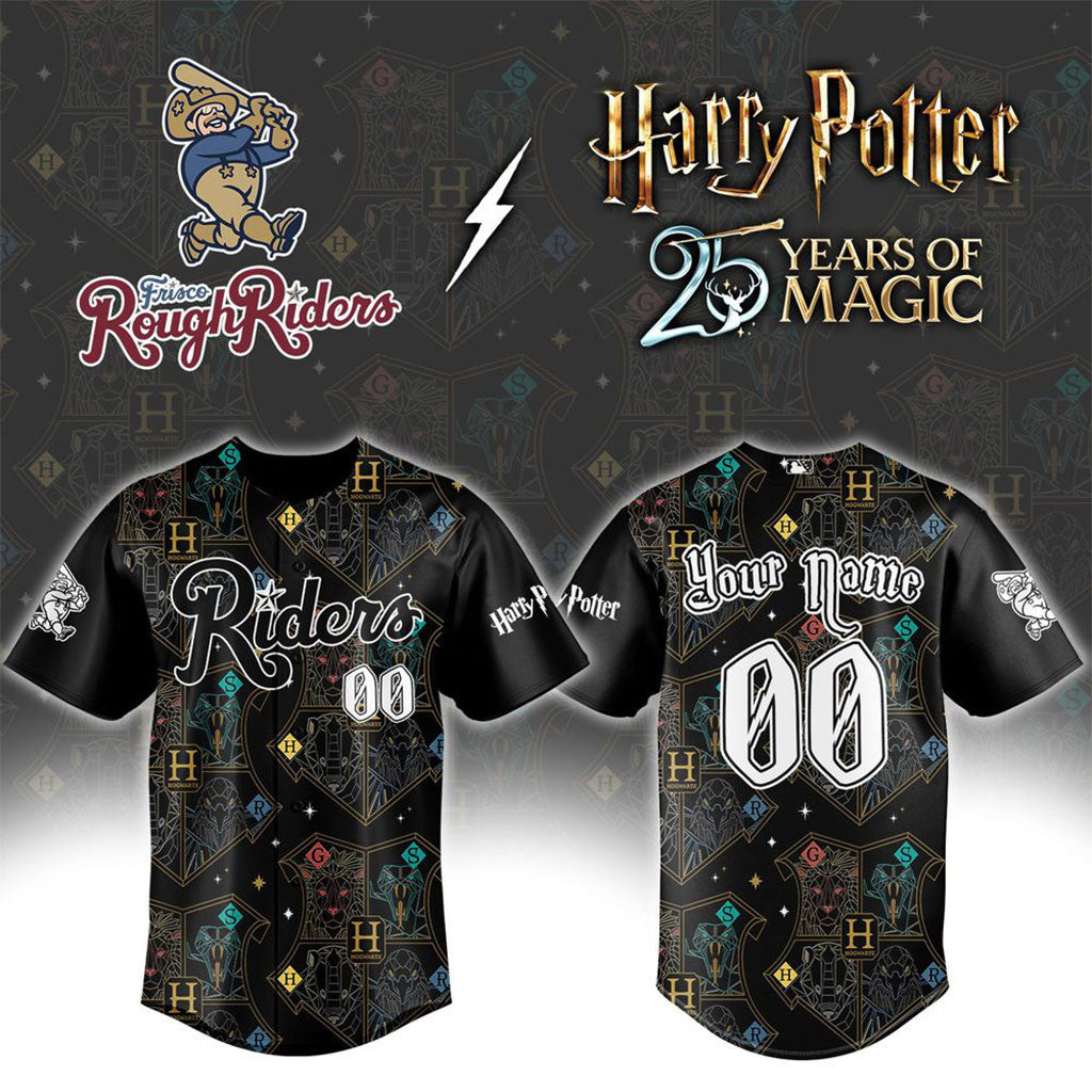 Personalized Frisco Roughriders X Harry Potter Night 2026 Baseball Jersey Roughriders Merch - Merchluma