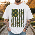 American Flag Corn Field Farmer Patriotic Rural Pride T-Shirt Farm Owner Gift Ideas - Merchluma