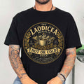 Christian Verse Joke Bible Humor Saying Scripture Lover T-Shirt Laodicea Brewing Co Shirt - Merchluma